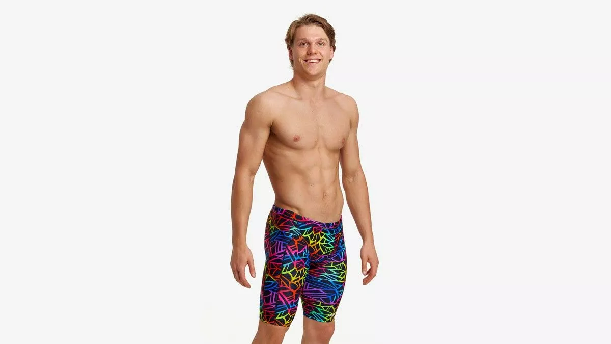 Rainbow Web Mens Funky Trunks Jammer