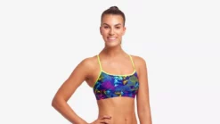 FUNKITA Oyster Saucy Ladies Eco Swim Crop Top