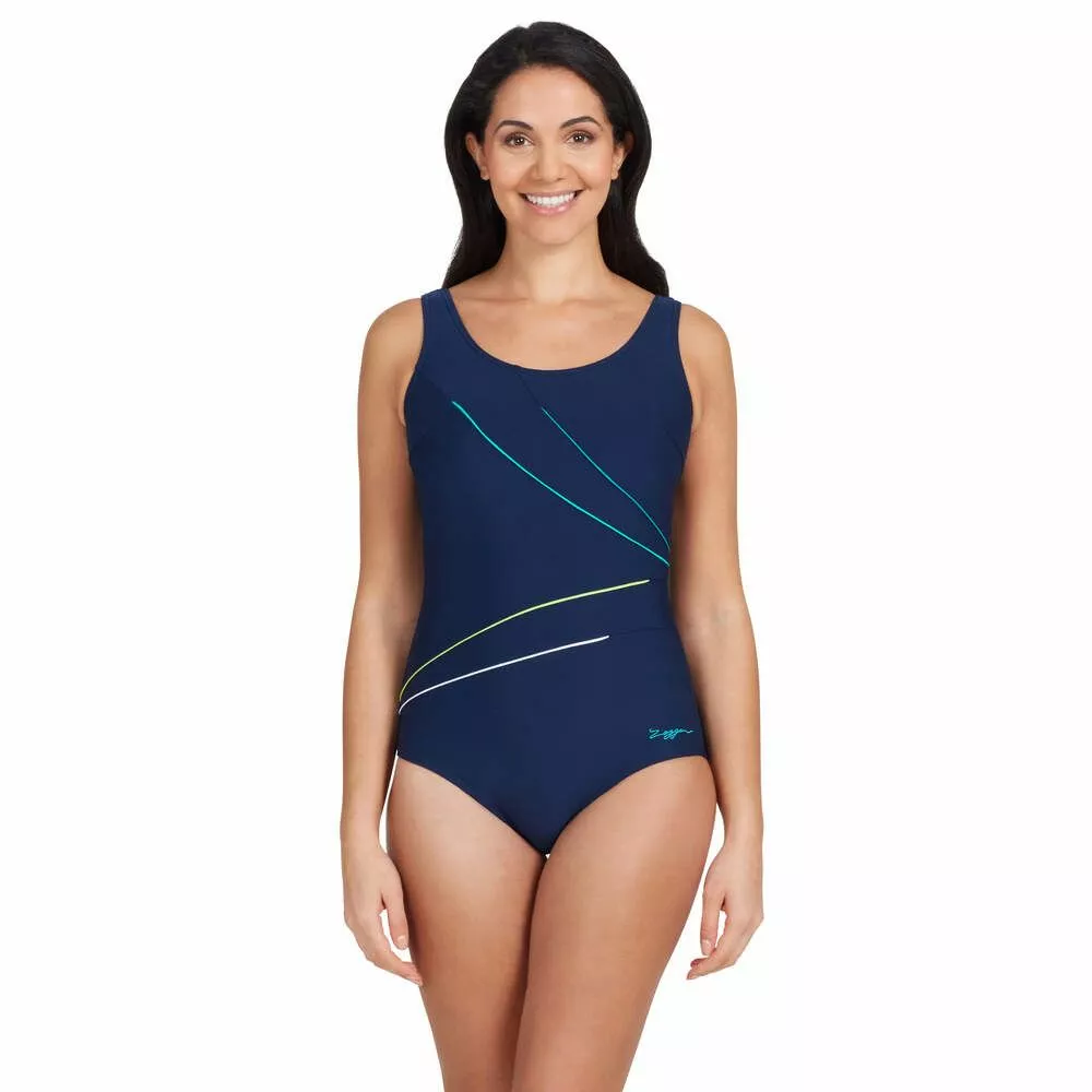 Zoggs Macmasters Scoopback Navy/Petrol