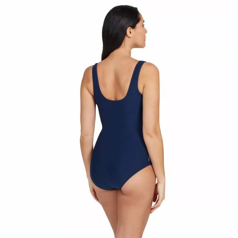 Zoggs Macmasters Scoopback Navy/Petrol - Image 2