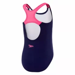 Speedo Toddler Girls Multi Logo Medalist One Piece