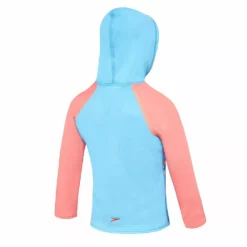Speedo Toddler Girls Bubble World Hooded Long Sleeved Rashie
