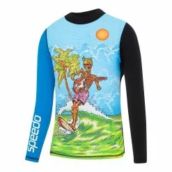 Speedo Boys Surf Geetar Long Sleeve Rashie