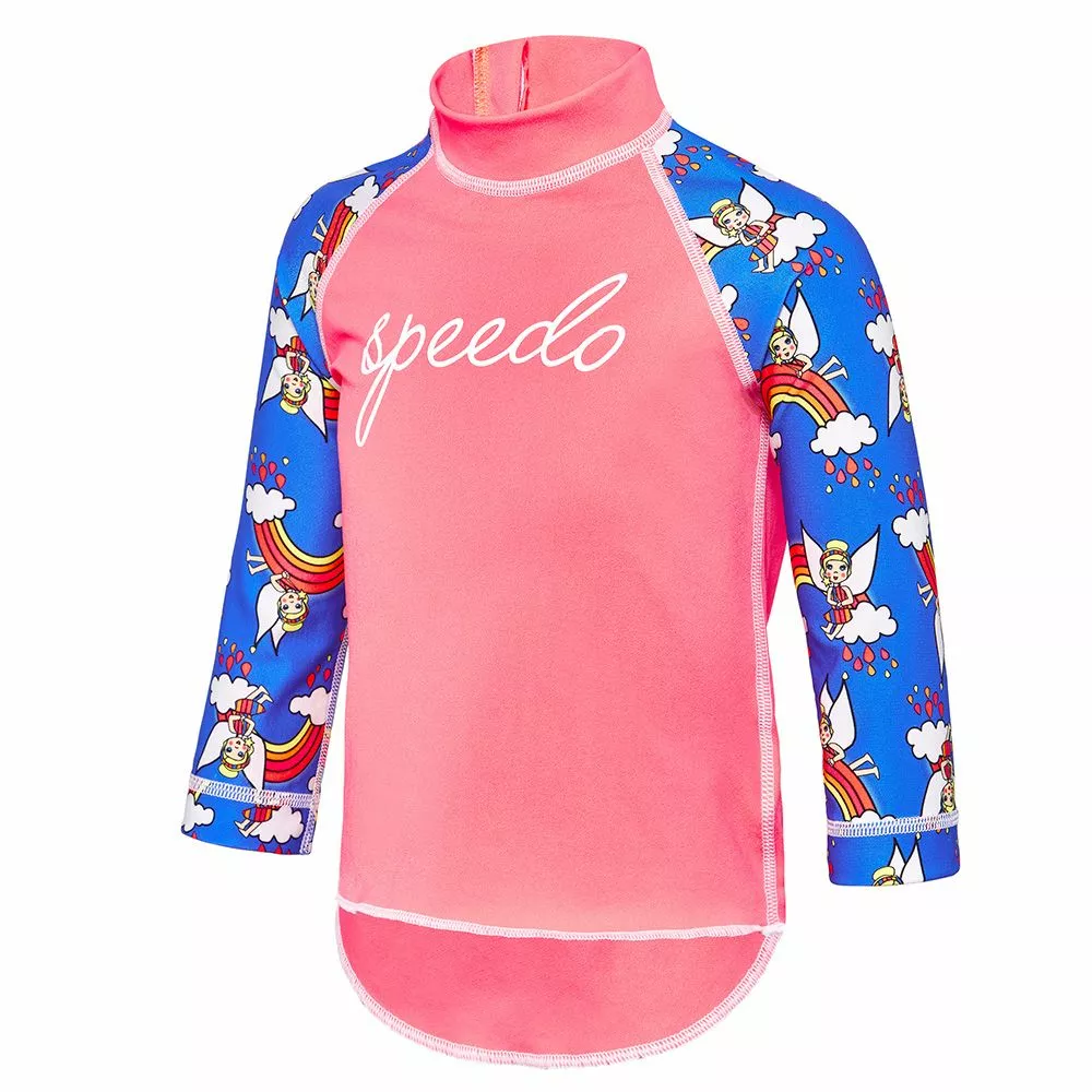 Speedo Toddler Girls Day Fairy Logo Long Sleeve Sun Top - Image 2