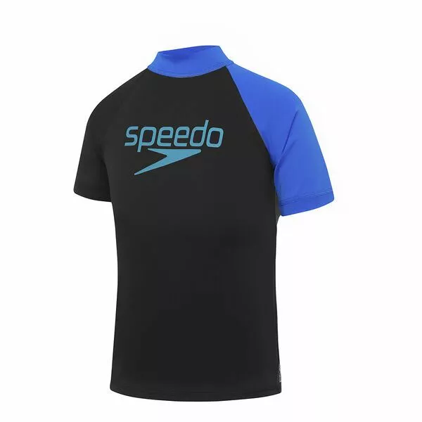 Boys Short Sleeve Speedo Rashtop - Image 2