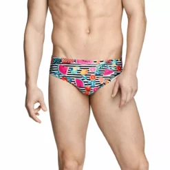 Speedo Mens Fruit Stripe Allover 7cm Brief