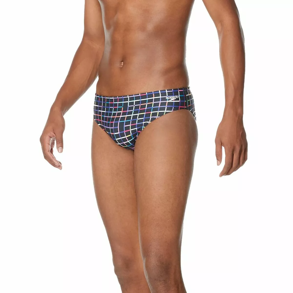 Speedo Mens Square Pegs Allover 7cm Brief