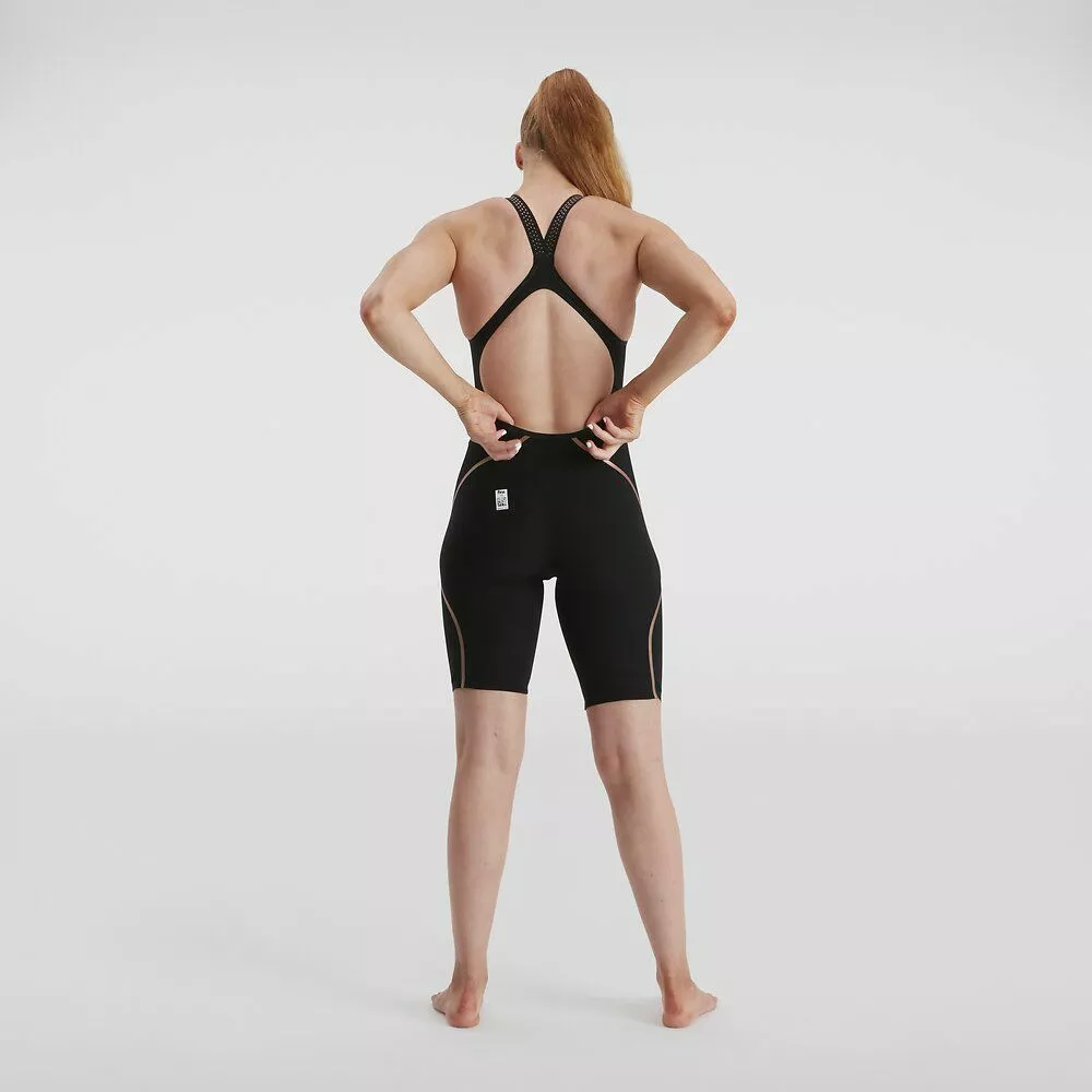 Speedo LZR Intent Openback Kneeskin Black/Gold - Image 6