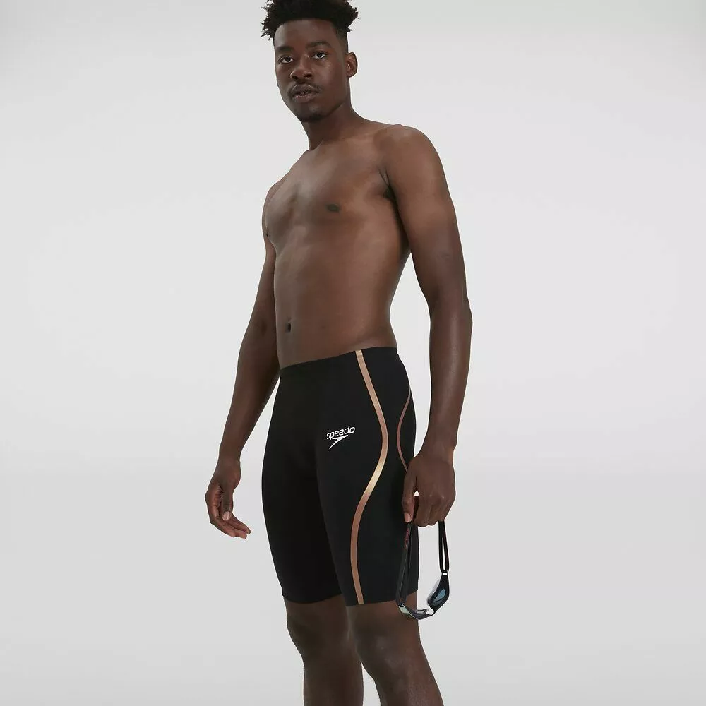 Speedo LZR Intent High Waist Jammer Black/Gold - Image 3