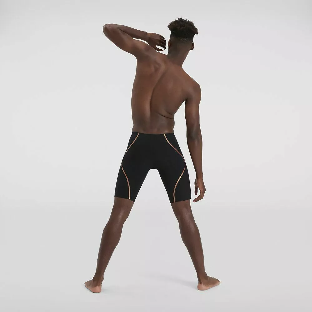 Speedo LZR Intent High Waist Jammer Black/Gold - Image 2