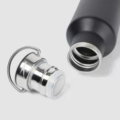 Speedo Black Metal Water Bottle