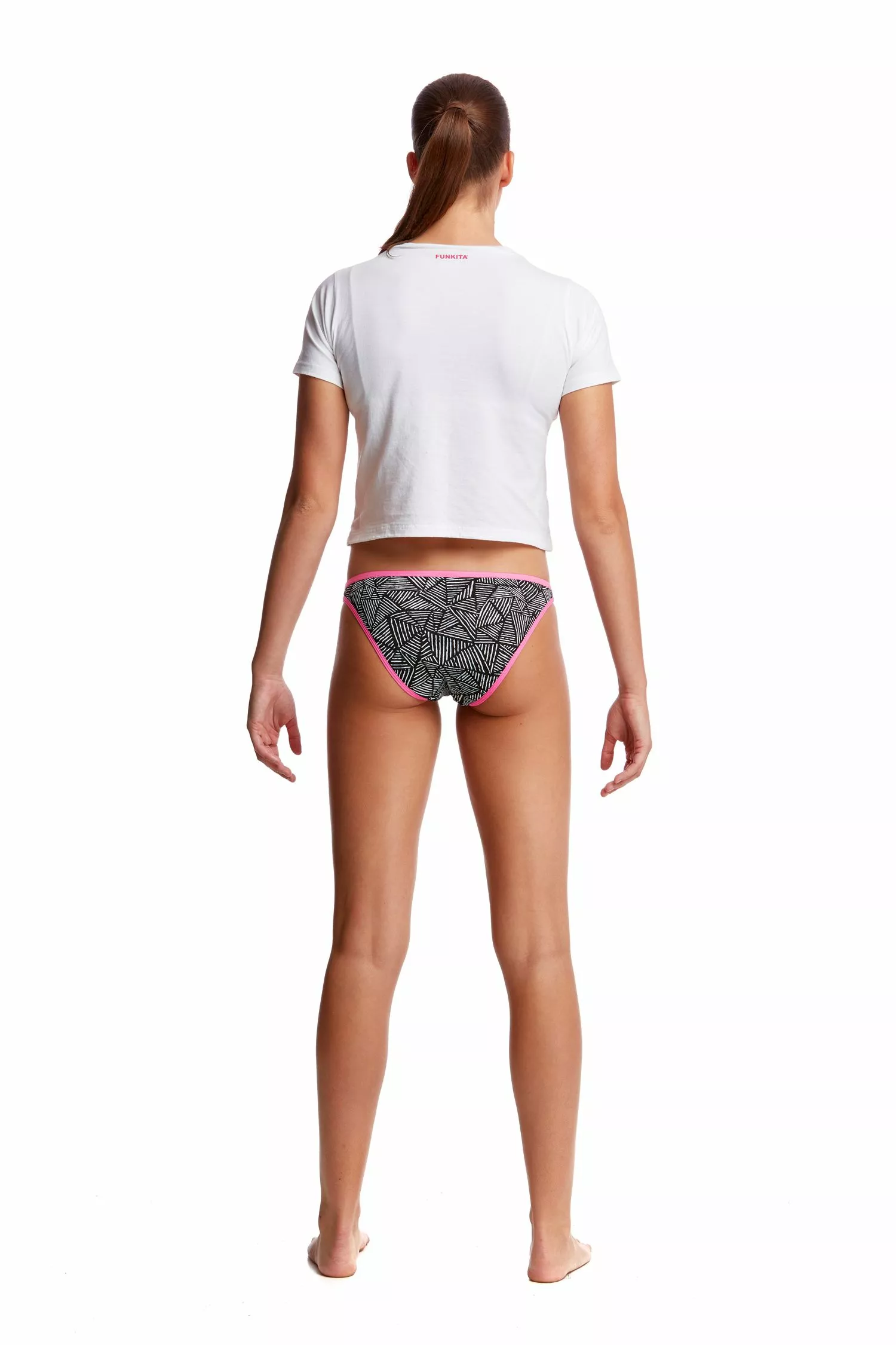 Funkita Underwear Ladies Black Widow Mid-Rise Mini Brief