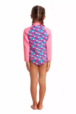 Funkita Toddler Girls Eco Tou Tou Zippy Rash Vest