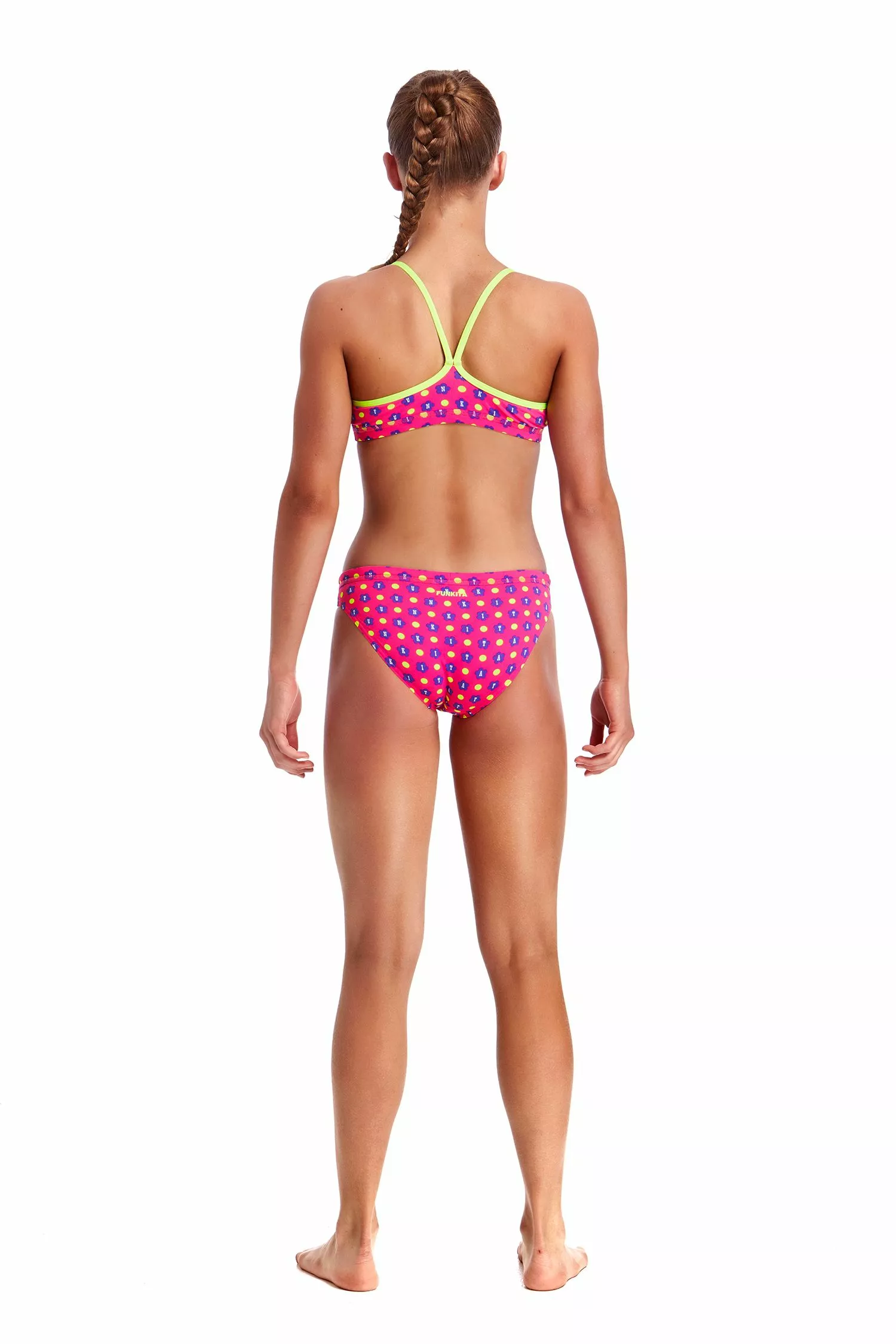 Funkita Daisy Dots Girls Racerback 2 Pce - Image 3