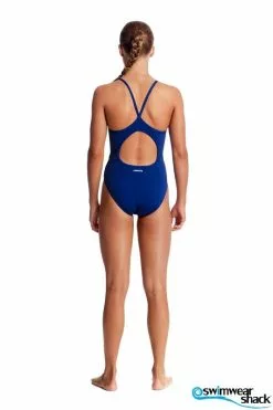 Funkita Girls Diamond Back One Piece Still Ocean