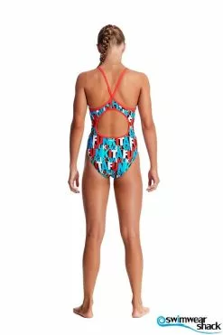 Funkita Girls Diamond Back One Piece Swim Squad