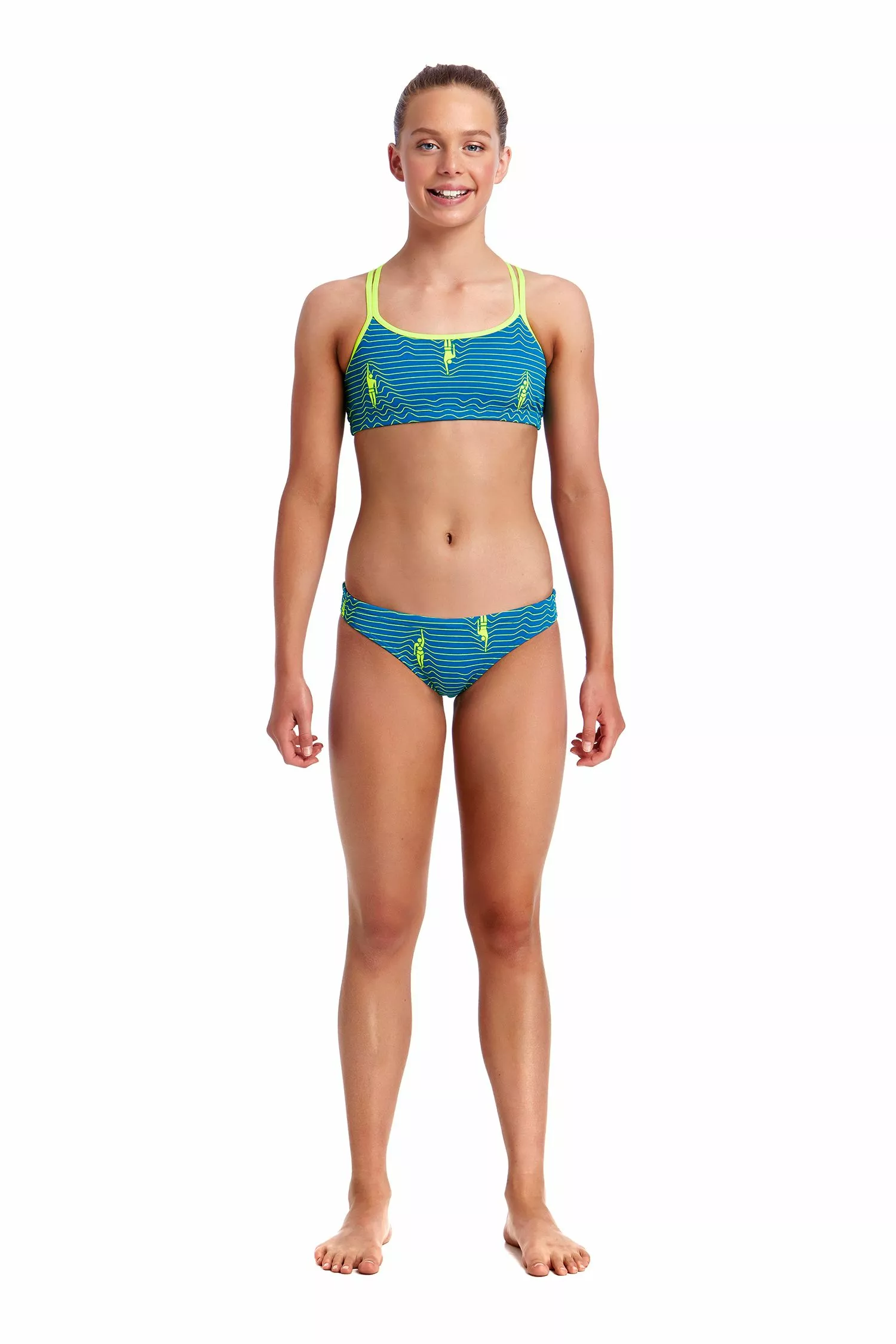Funkita Ripple Effect Girls Criss Cross 2 Pce - Image 2