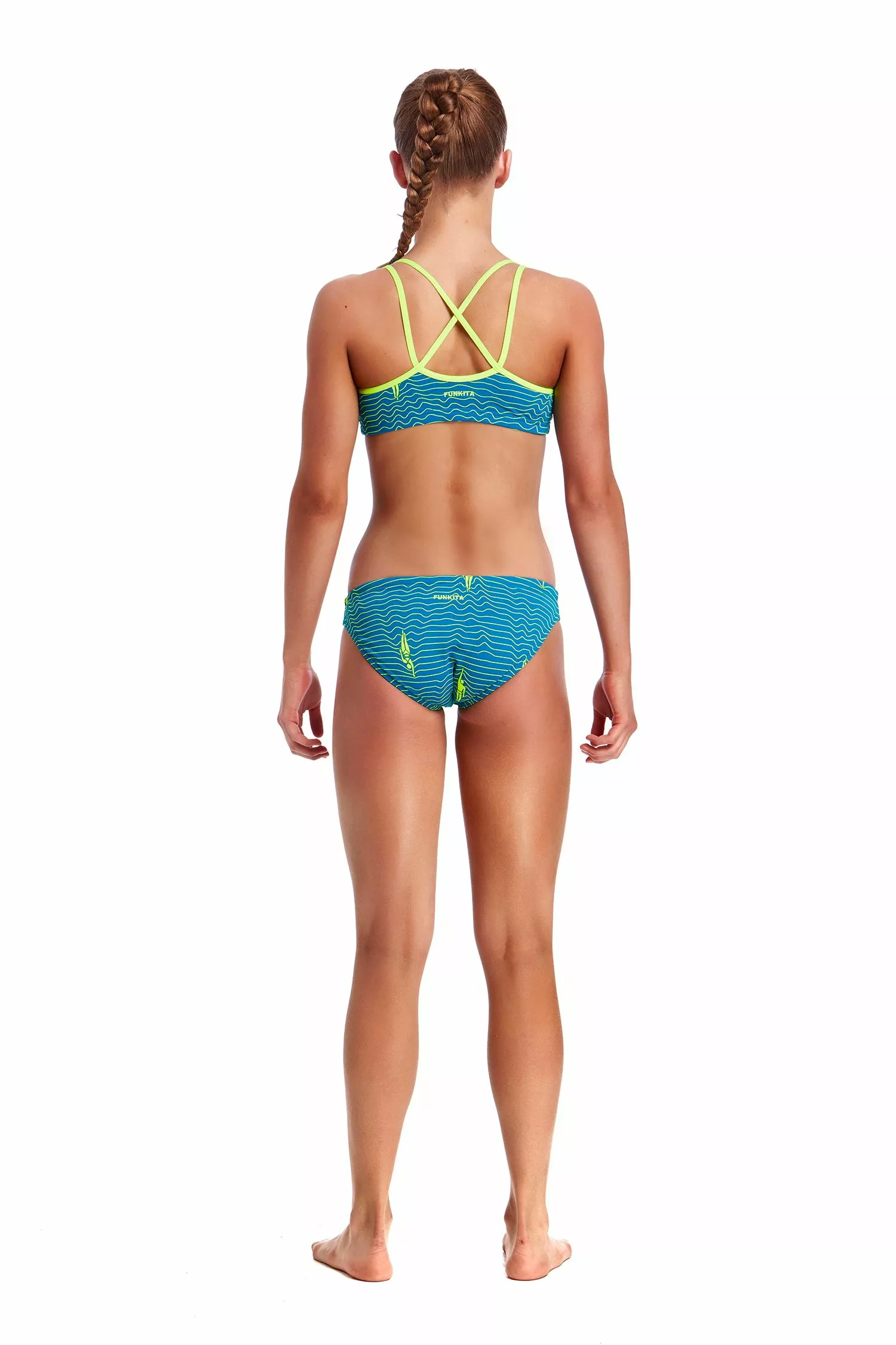 Funkita Ripple Effect Girls Criss Cross 2 Pce - Image 3