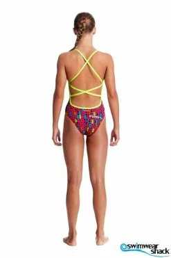 Funkita Girls Strapped In One Piece Code Breaker