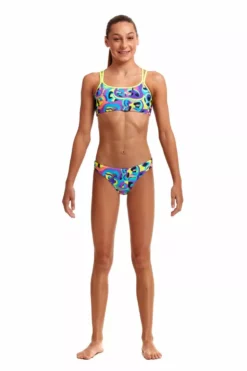 Funkita Bio Cell Girls Criss Cross Two Piece