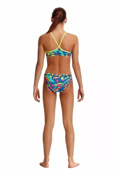 Funkita Girls Gettin Jiggy Racerback Two Piece - Image 2