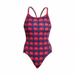 Funkita Lip Service Ladies Diamond Back One Piece