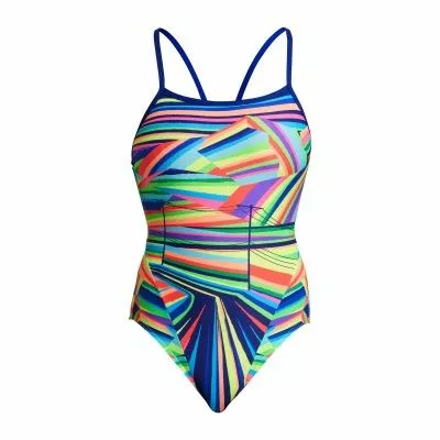 Funkita Land Lines Ladies Single Strap One Piece