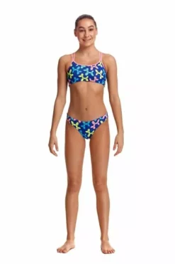 Funkita Girls Balloon Dog Criss Cross Two Piece