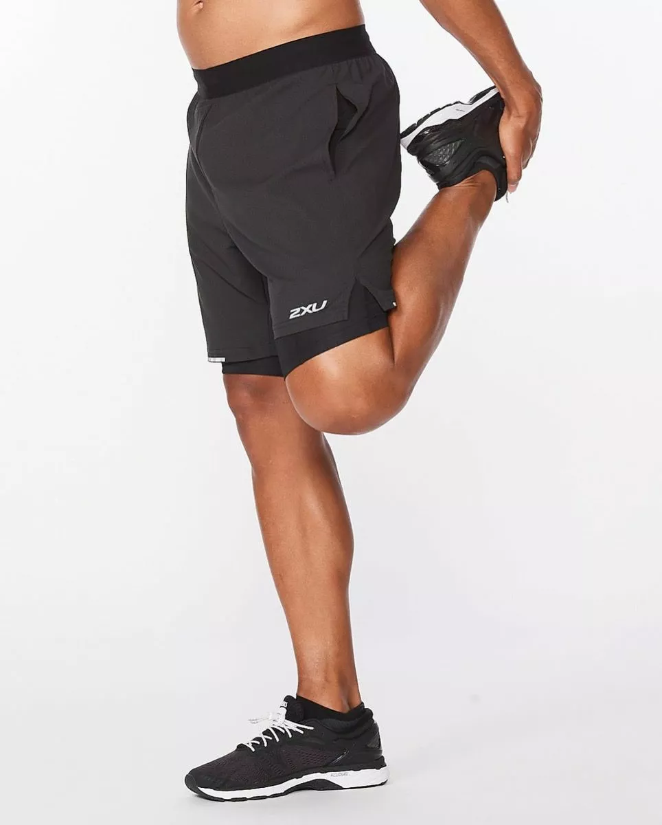 2XU Aero 2in1 Mens 7 Inch Shorts - Image 2