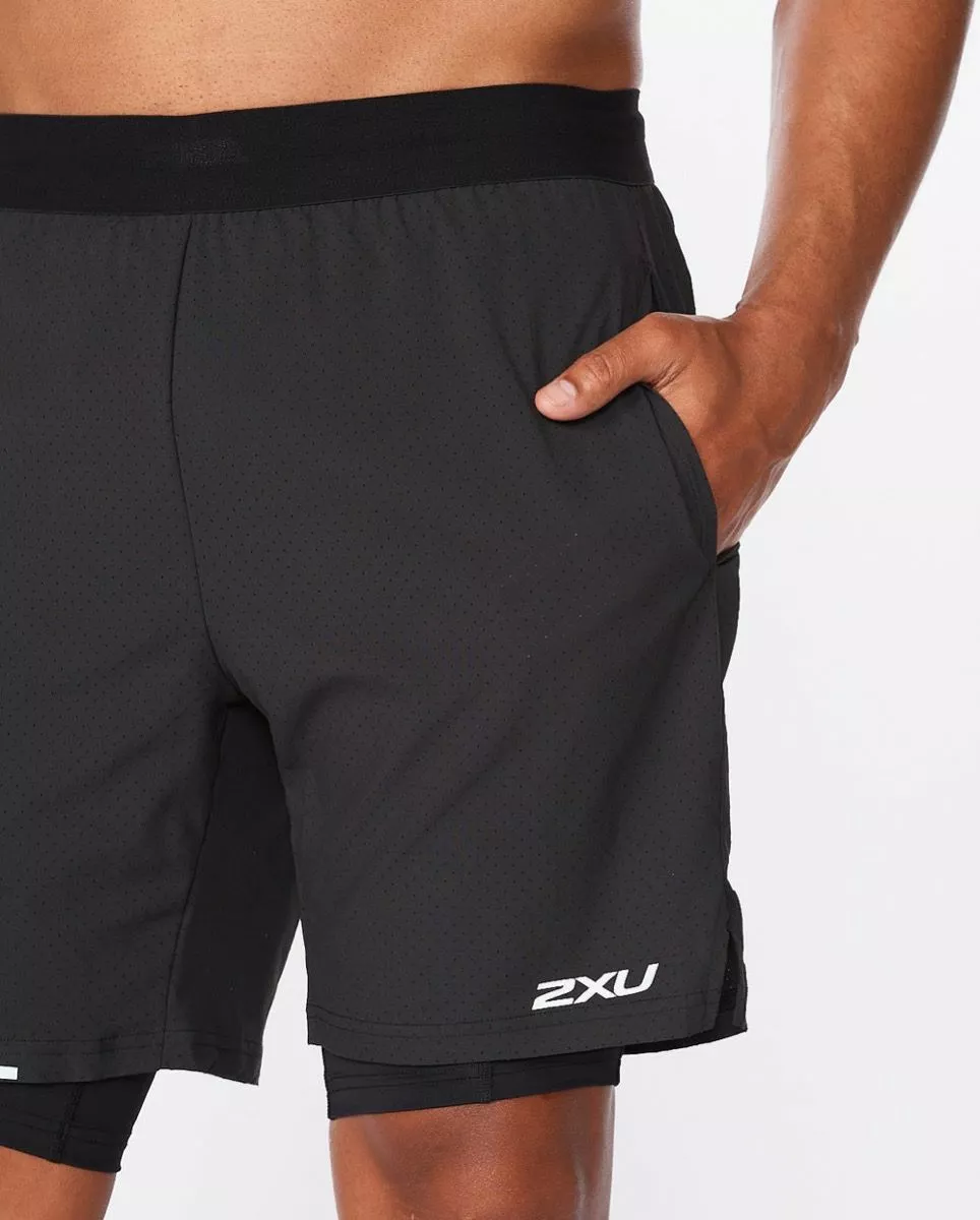 2XU Aero 2in1 Mens 7 Inch Shorts - Image 5