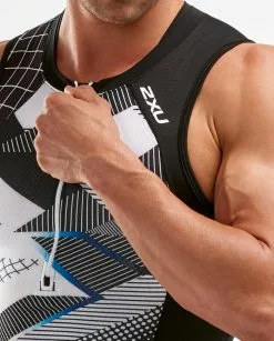 2XU Mens Compression Tri Singlet Chroma
