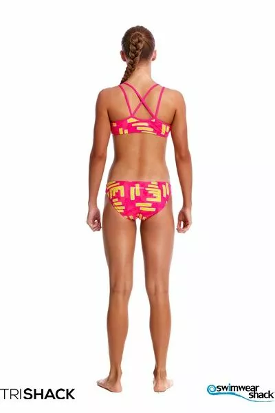 Funkita Girls Bar Bar Criss Cross Two Piece
