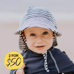 Bedhead Hats Bedhead Baby Stripe Legionnaire Beach Hat