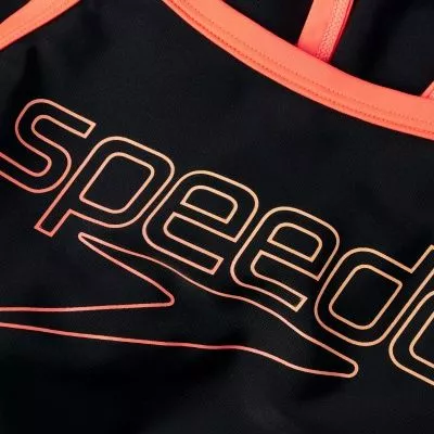 Speedo Girls Boom Logo Thinstrap Muscleback - Image 5