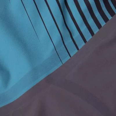 Speedo LZR Valor Openback Kneeskin Charcoal/Teal/Red - Image 5