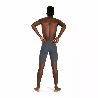 Speedo LZR Valor High Waisted Jammer Charcoal/Teal/Red - Image 11