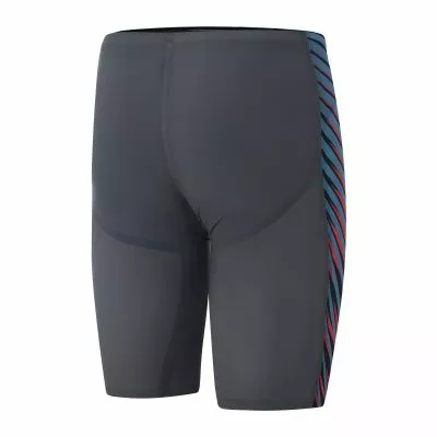 Speedo LZR Valor High Waisted Jammer Charcoal/Teal/Red
