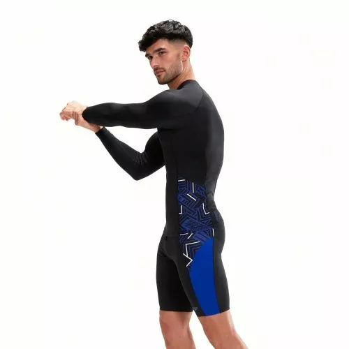Speedo Mens ECO END+ Splice Rash Top - Image 2