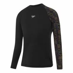 Speedo Skull Long Sleeve Boys Rashtop