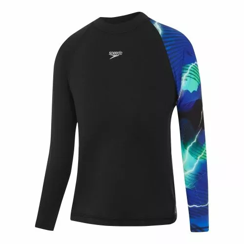 Speedo Long Sleeve Lightning Boys Rashtop