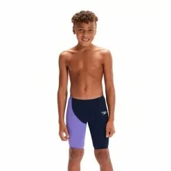 Speedo Fastskin Boys Endurance+ High Waisted Jammer Navy