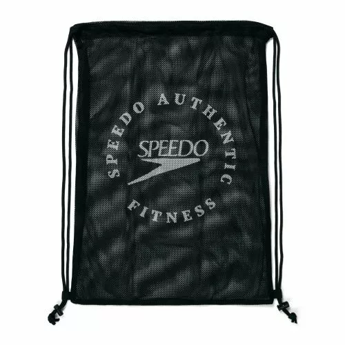 Speedo Printed Mesh Bag - Black/White - Image 4