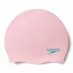 Speedo Plain Moulded Silicone Cap Oyster