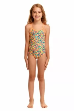Funkita Toddler Girls Printed One Piece Square Stare