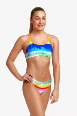 Funkita Girls Racerback Two Piece Dye Hard