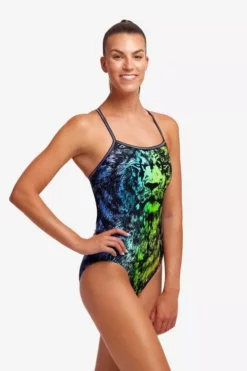 Funkita Ladies Single Strap One Piece Lion Eyes