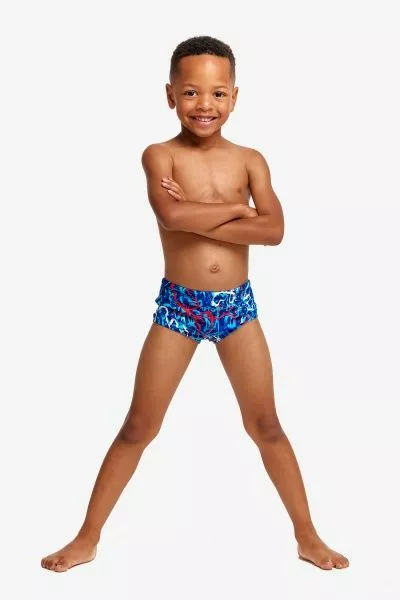 Funky Trunks Toddler Boys Printed Trunks Mr Squiggle - Image 2