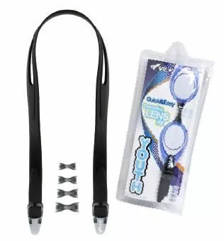 View Junior Goggle Strap Set Blue - Image 2
