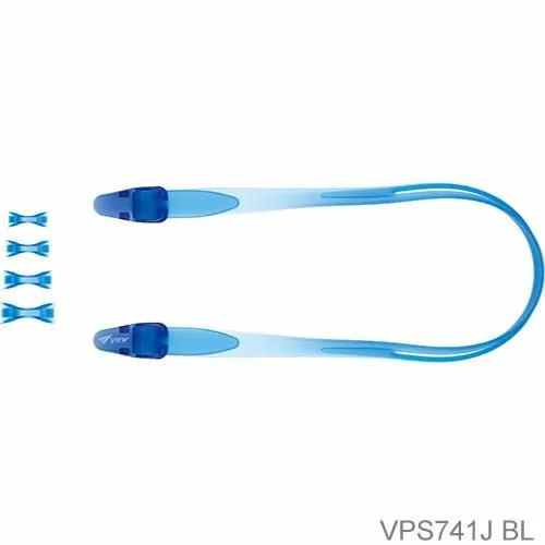 View Junior Goggle Strap Set Blue